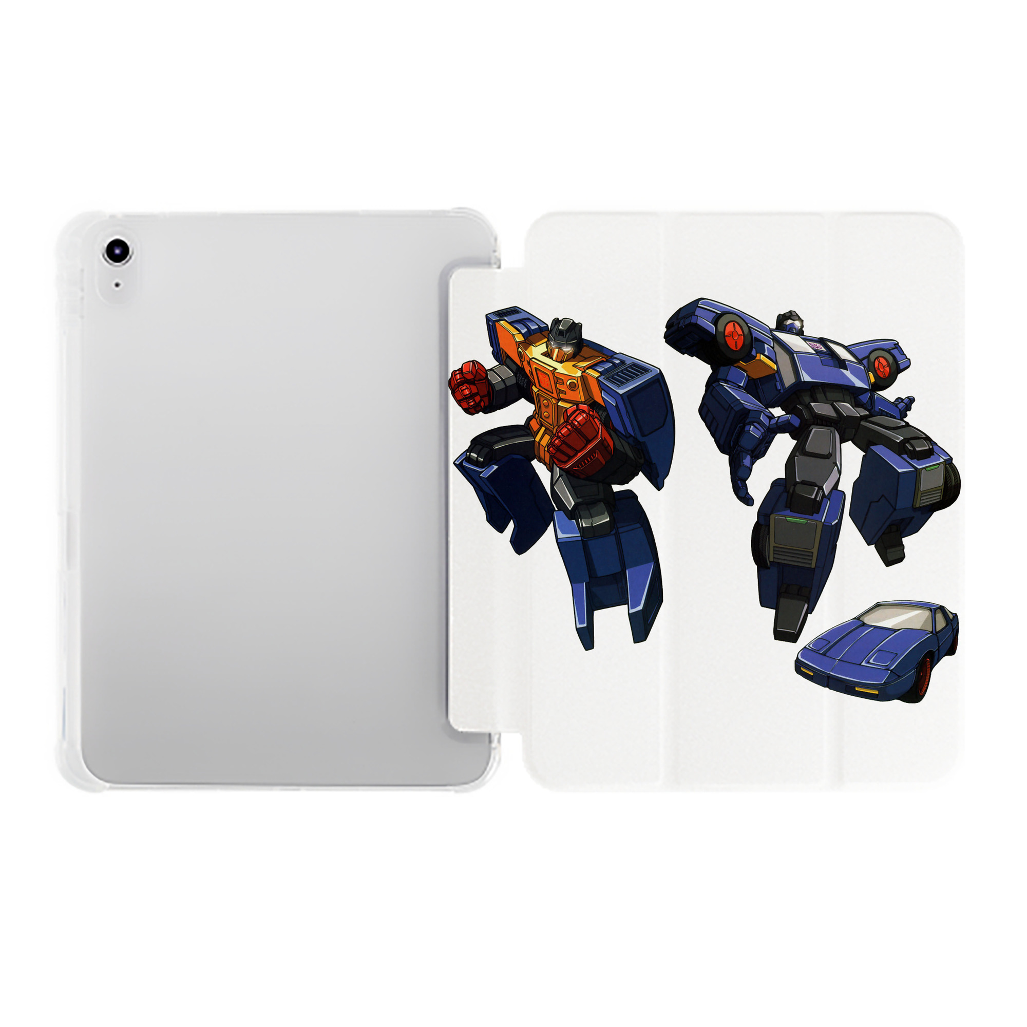 （画像用）  IPad ケース ペン収納付き 三つ折りスタンド PUレザー×シリコン 対応機種9.5/10.5/10.9インチ
